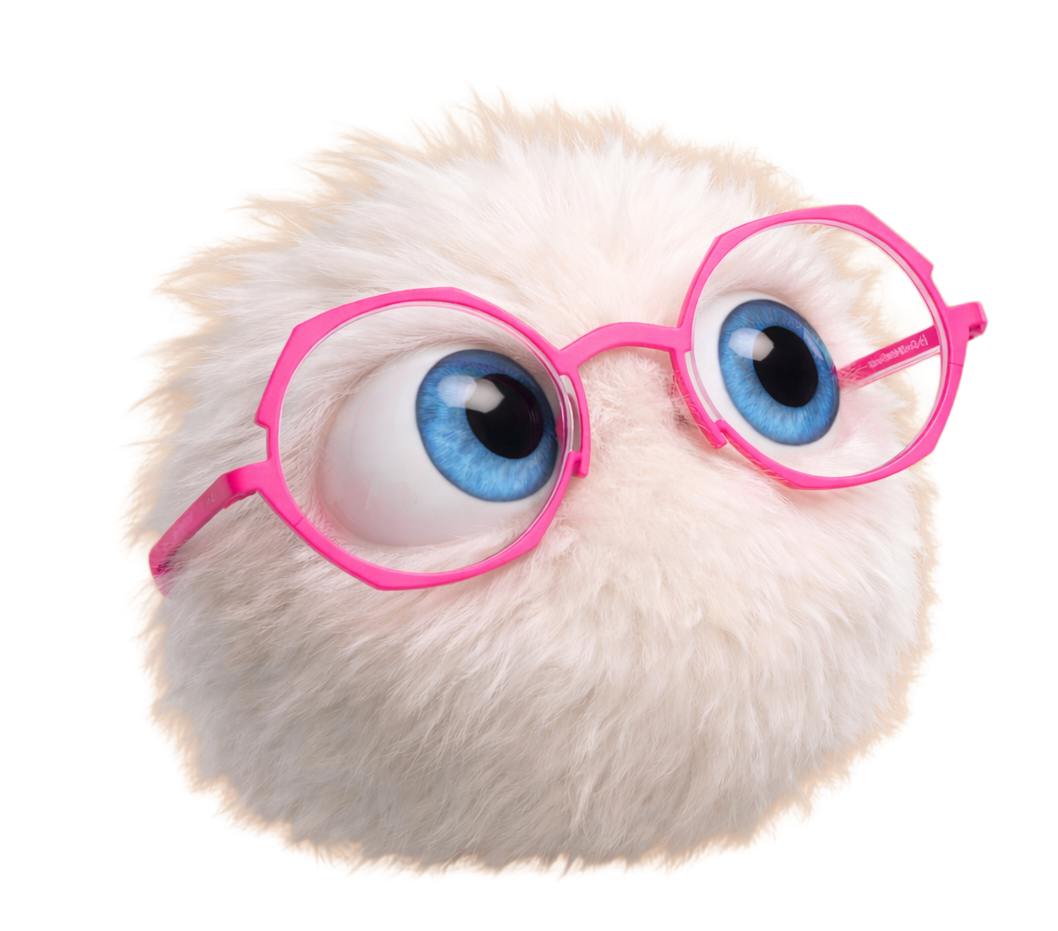 DIER-EN-VACHT mascottenkijkt rechts